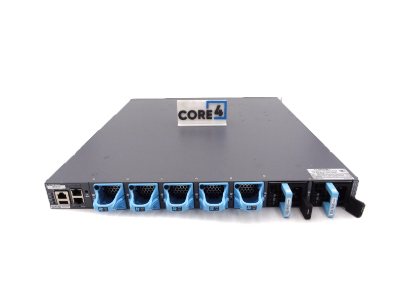 JUNIPER QFX5120-48Y-AFI 48x25G+8x100G 1U AC PSU side intake and Port side exhaust.
