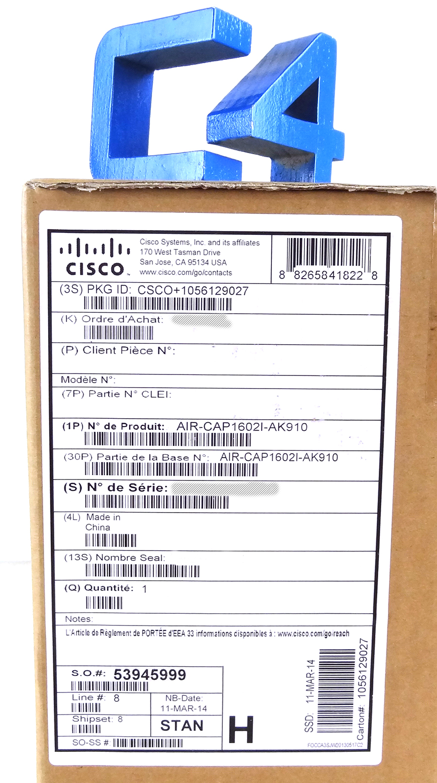 Cisco AIR-CAP1602I-AK910 Aironet 1602I IEEE 802.11n 300Mbps AP - SEALED 10 PACK
