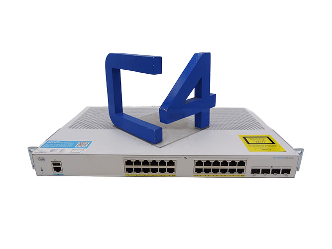 CISCO CBS350-24P-4G Cisco Business 350 Series 24 x 101001000BASE-T PoE Managed