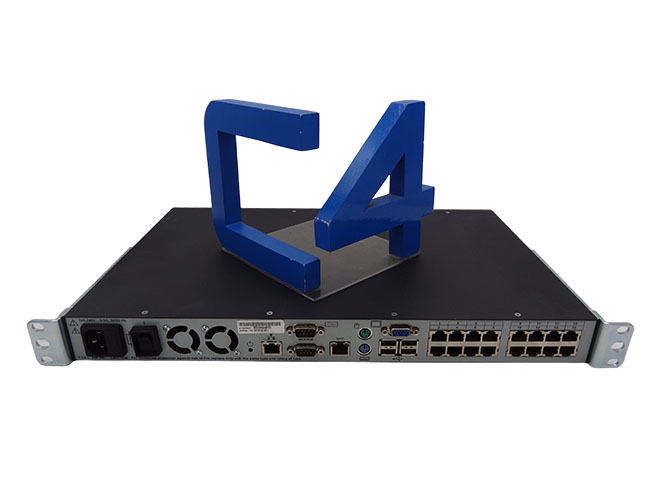 AVOCENT DSR4020-001 Avocent 16-Port KVM over IP Switch, 4 Digital Paths