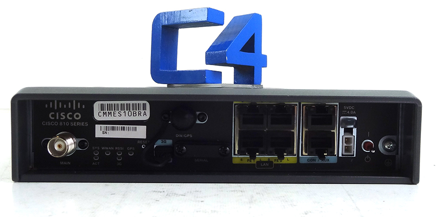 CISCO C819HG-V-K9 819 11ABGN 3GB 4PORT 10/100 FAST