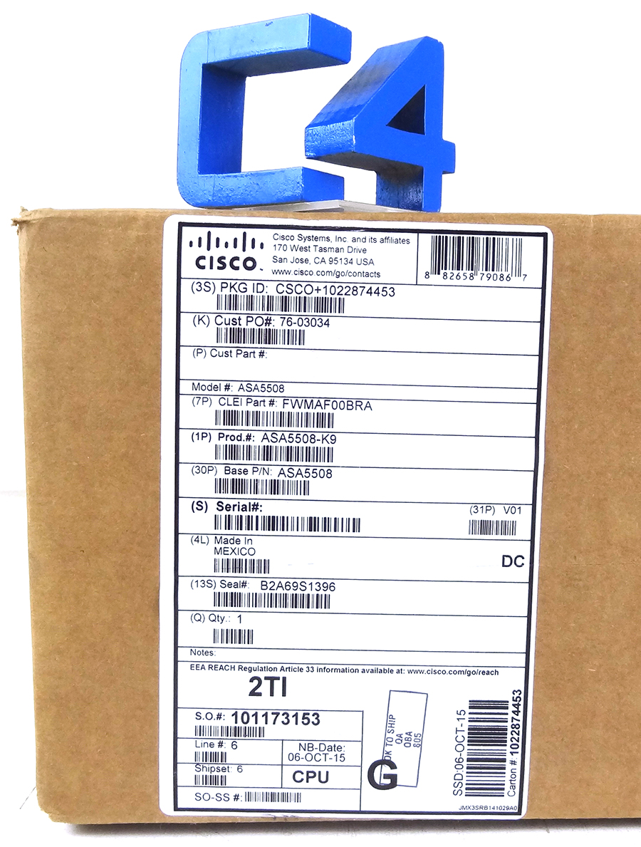CISCO ASA5508-K9 ASA5508-X WITH FIREPOWER SERVICES
