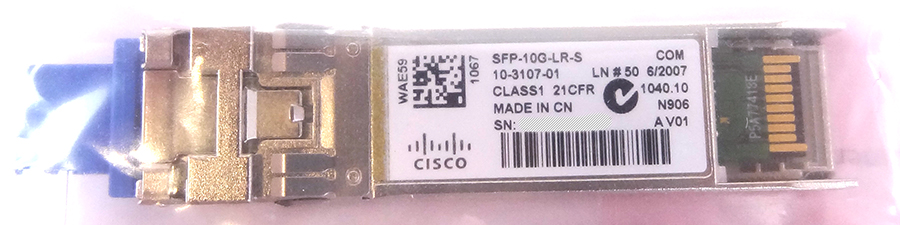 CISCO SFP-10G-LR-S CISCO 10GBASE-LR ENTERPRISE-CLASS P
