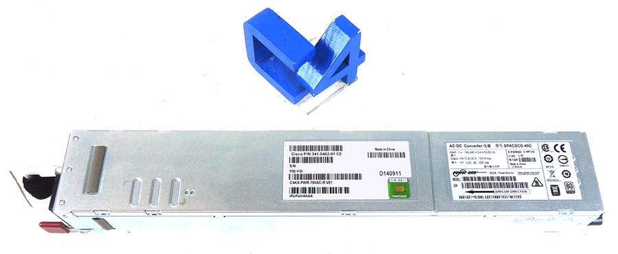 CISCO C4KX-PWR-750AC-R CAT4500-X 750W AC FRONT-TO-BACK COS