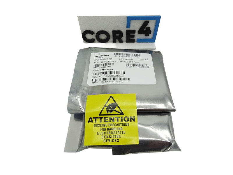 HP P08452-B21 HP MARVELL QL41132HQCU ETHERNET 10GB 2-PORT SFP+