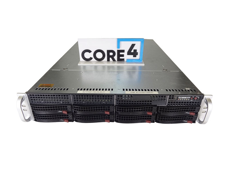 SUPERMICRO CSE-825 X11SSH-F 2U 8X 3.5 1X E3-1200 V5V6 SERVER