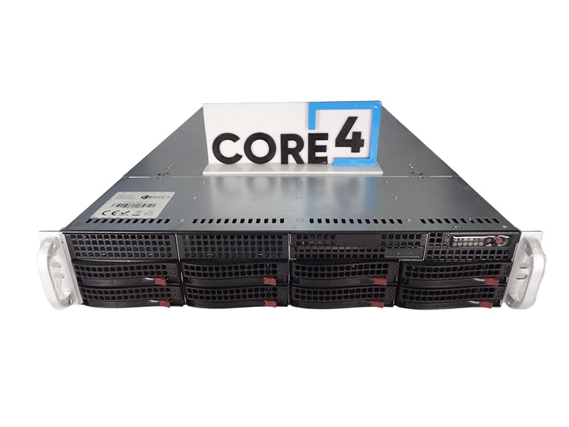 SUPERMICRO CSE-825 W X11SCA-F 8x 3.5 SERVER w X11SCA-F + DUAL PSU