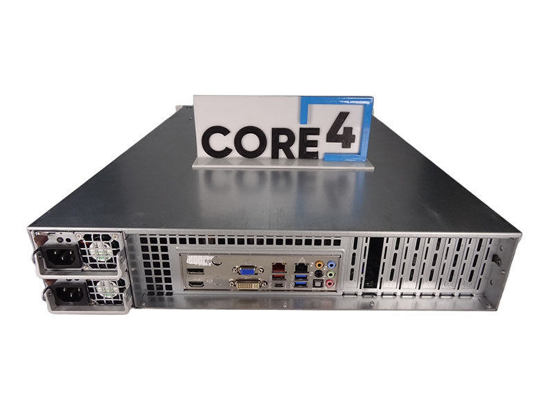 SUPERMICRO CSE-825 W X11SCA-F 8x 3.5 SERVER w X11SCA-F + DUAL PSU
