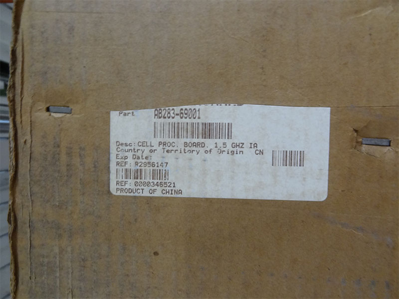 HP AB283-69001 HPE CELL PROC. BOARD, 1.5 GHZ IA