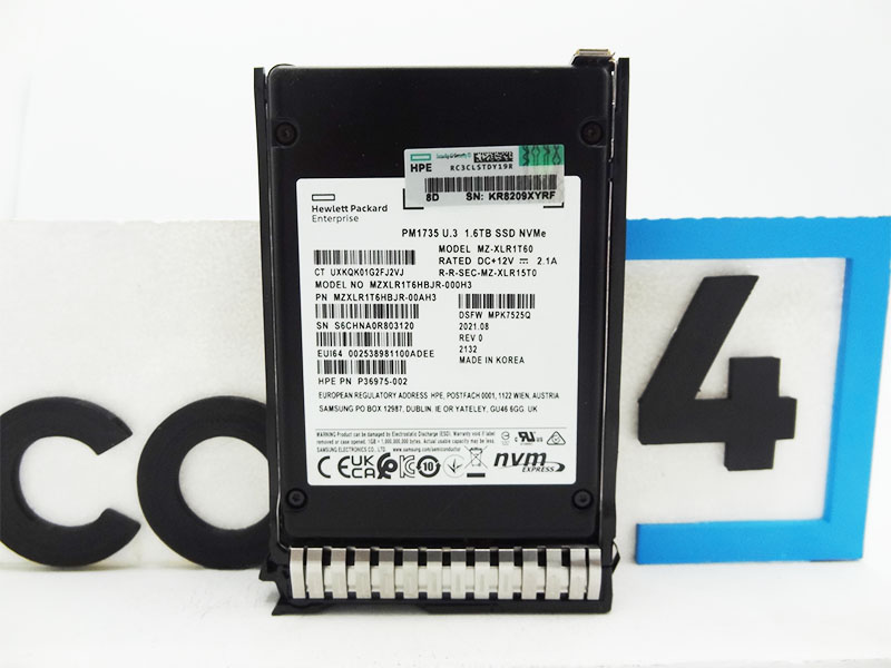 HP P22268-B21 HPE 1.6TB NVME GEN4 HIGH PERFORMANCE MIXED USE SFF SCN U.3 P