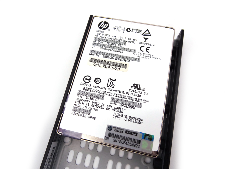 HP E7W24A 3PAR M6710 920GB SAS HD - E7W24B, 752081-001, 752842-001, 761926-001, 806552-001