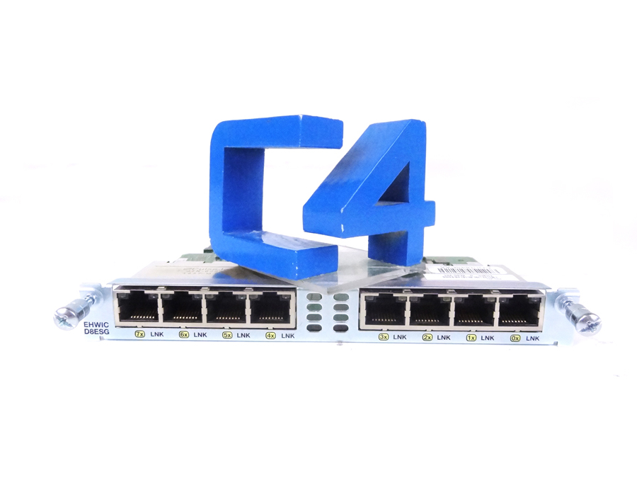 CISCO EHWIC-D-8ESG EIGHT PORT 10/100/1000 ETHERNET SW