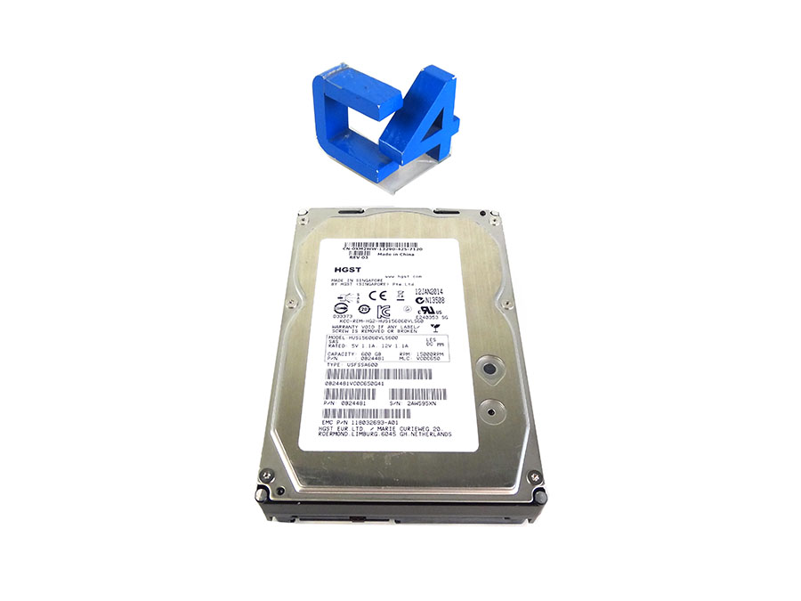 EMC 005049036 600GB 15K 3.5 SAS DRIVE - 118032693-A01, XM2WW 