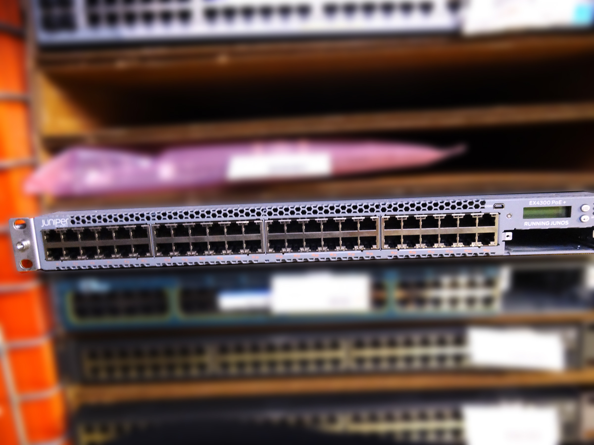JUNIPER EX4300-48P EX4300, 48-PORT 10/100/1000BASET SWITCH