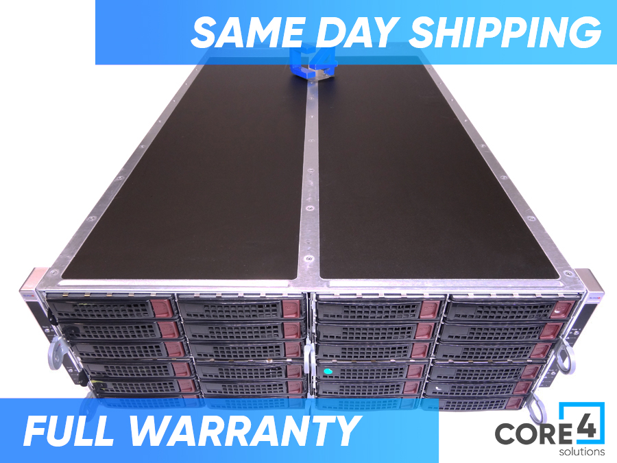 SUPERMICRO F627R3-RTB 4-NODE E5-2600 V1/V2 FATTWIN SERVER 