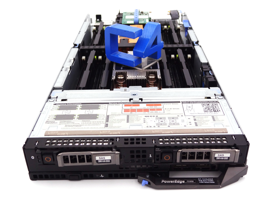 DELL FC630 POWEREDGE FC630 2X 1.8 NODE BLADE W/ E5-2680V3