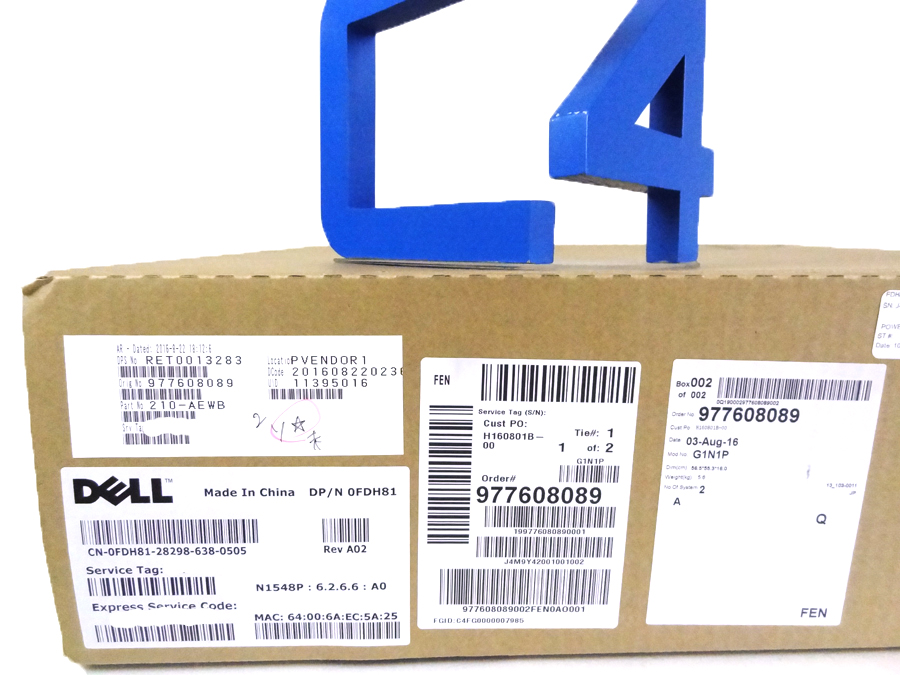 DELL FDH81 POWERCONNECT N1548P ETHERNET SWITCH