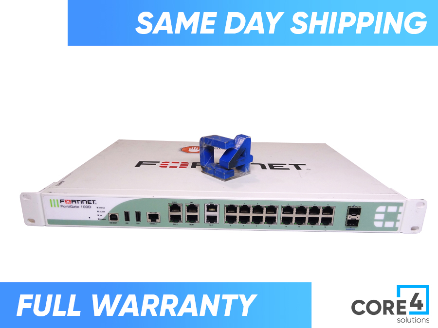 FORTINET FG-100D 100D Network VPN Security Firewall