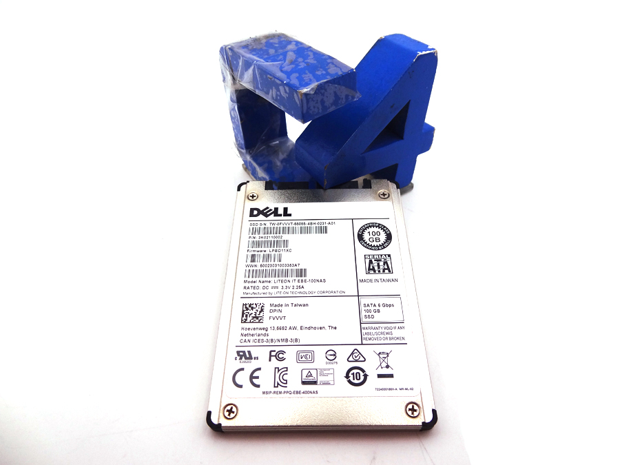 DELL FVVVT 100GB MLC SATA 6Gbps Mixed Use uSATA 1.8-inch