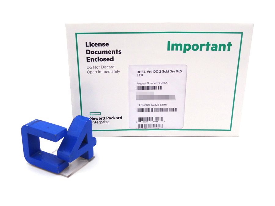 HP G3J25A RHEL VRTL DC 2 SCKT 3YR 9X5 E-U
