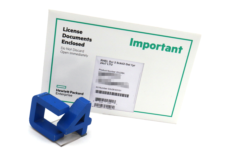 HP G3J28A RHEL SVR 2 SCKT/2 GST 1YR 24X7U *New Sealed*