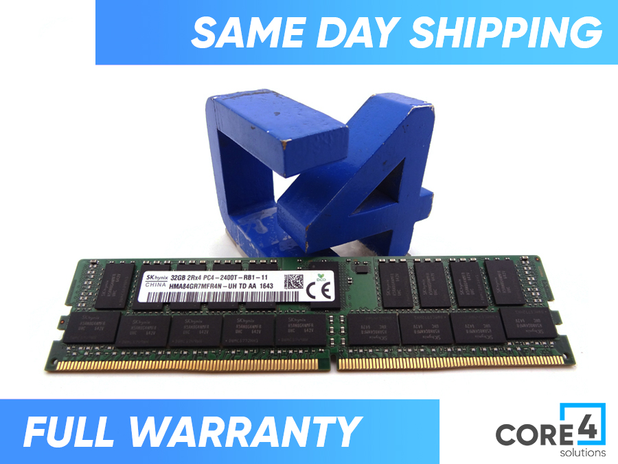 DELL M393A4K40CB1-CRC 32GB PC4-19200T DDR4-2400 2RX4 ECC -370-ACNW, M393A4K40BB1-CRC0Q, HMA84GR7MFR4N-UH, CPC7G, A8711888