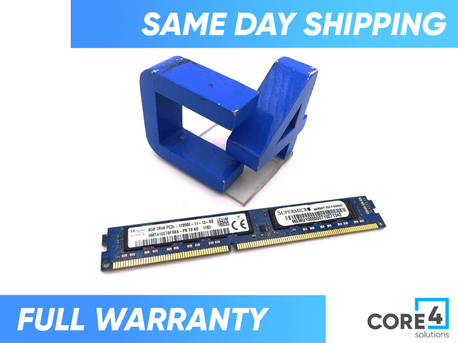 HYNIX HMT41GE7BFR8A-PB 8GB PC3L-12800E VLP 2RX8 DIMM