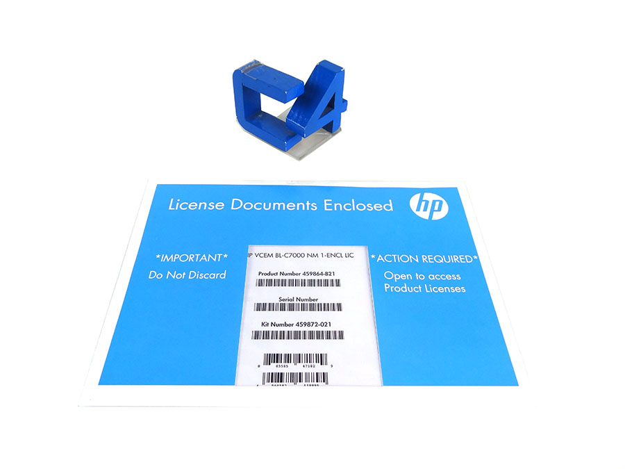 HP 459864-B21 VIRTUAL CONNECT ENTERPRISE MGR LICENSE *New Sealed*