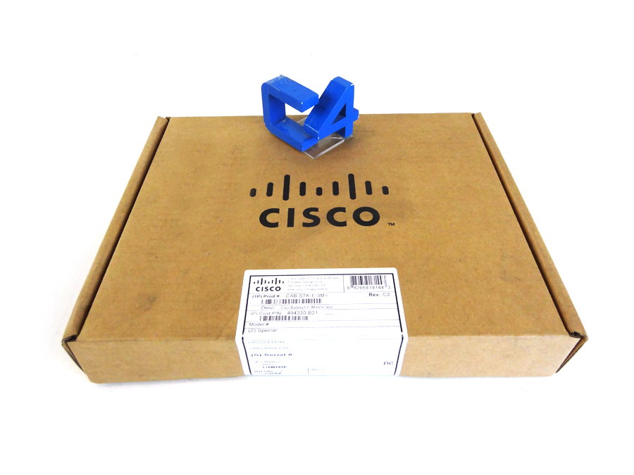 HP 494330-B21 BLADESYSTEM C-CLASS 3M STACKING CABLE *New Sealed* - CAB-STK-E-3M