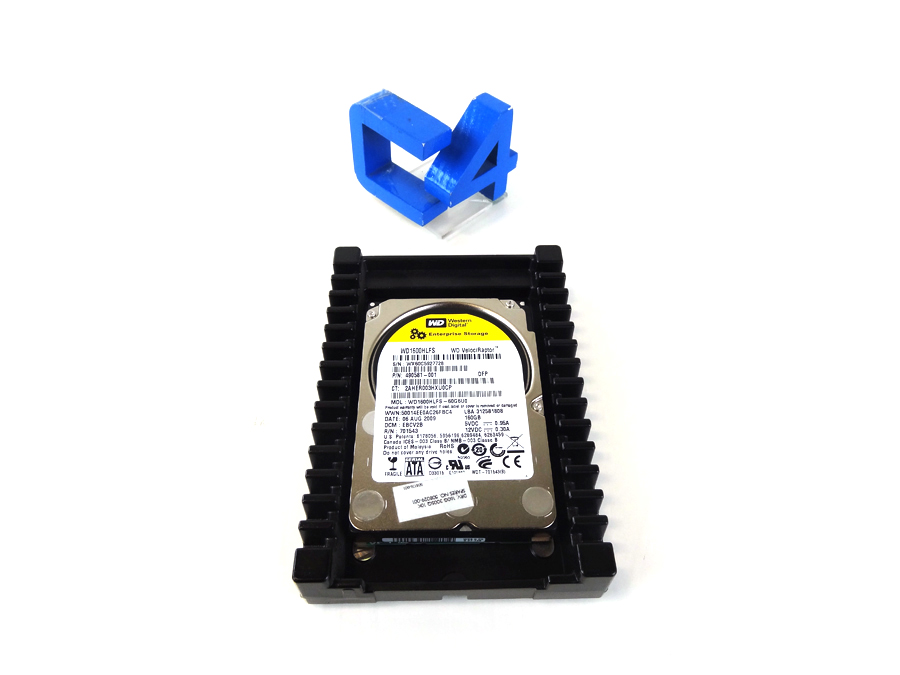 HP 508029-001 160GB 10K SATA 6GB (BARE 2.5IN IN A 3.5IN FRAME) HDD FOR HP WORKSTATION