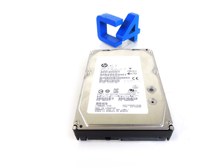 HP 533871-003 300GB 15K 6G LFF SAS HDD 516810-001, 517350-001, 516814-B21