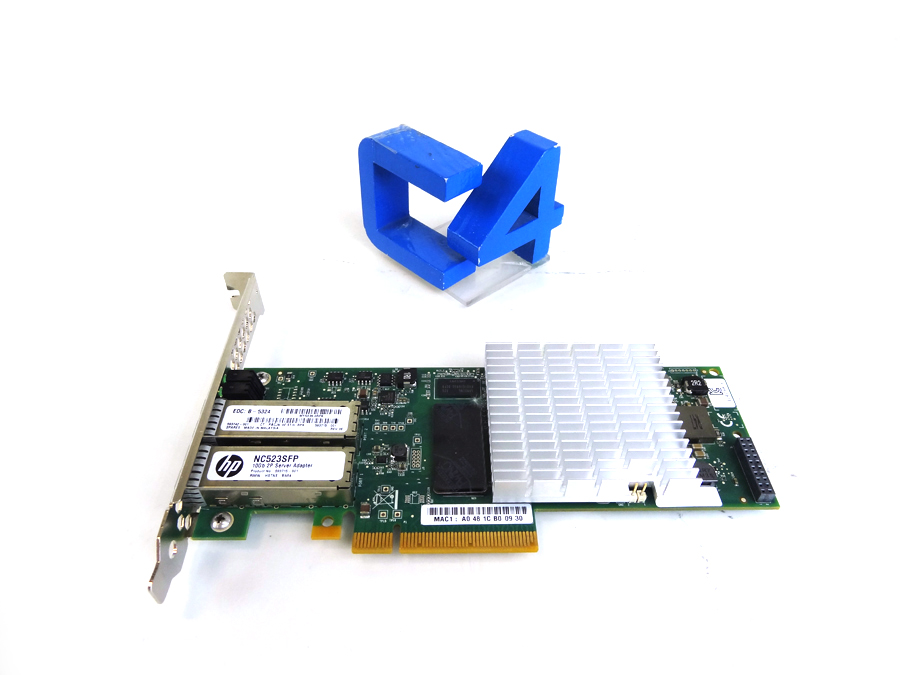 HP 593742-001 NC523SFP 10GB 2-PORT SERVER NETWORK ADAPTER - 593717-B21, 593715-001 