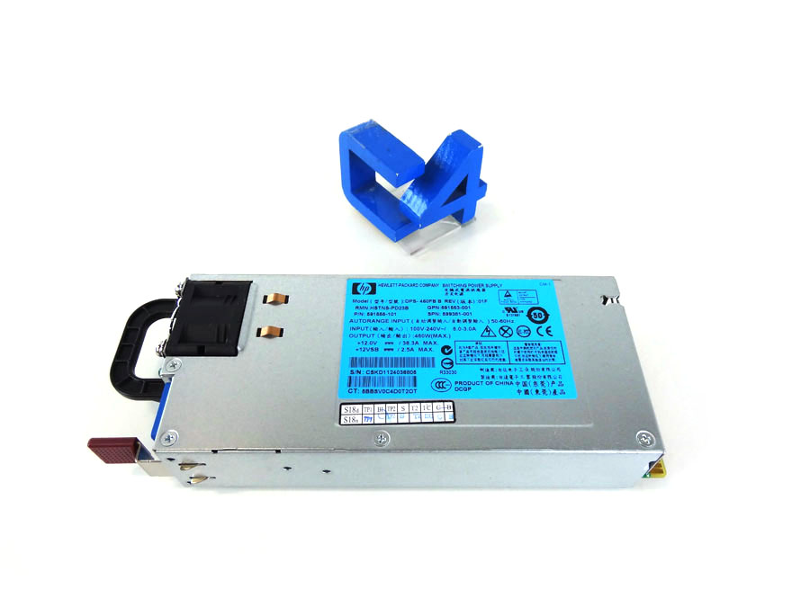 HP 599381-001 460 WATT HOT PLUG POWER SUPPLY - 593188-B21