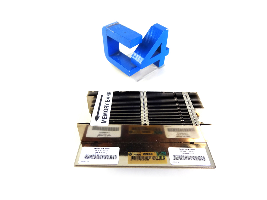 HP 602500-001 PROCESSOR TWO HEATSINK FOR PROLIANT DL165 G7