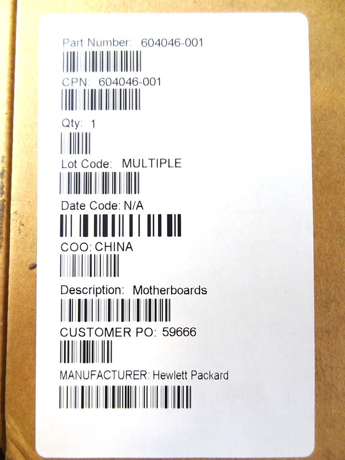 HP 604046-001 HPE DL585 G7 SYSTEM BOARD *NEW* 