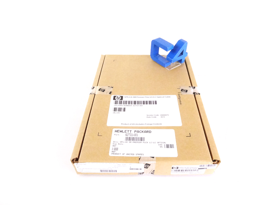 HP 627721-001 5M PREMIER FLEX LC/LC OPTICAL CABLE *New Bulk* 628217-004, BK840A 