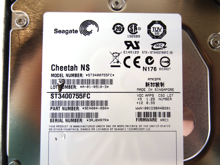 HP 641218-001 HD FC 400GB 10K RPM DC3 HARD DRIVE - QL393A 