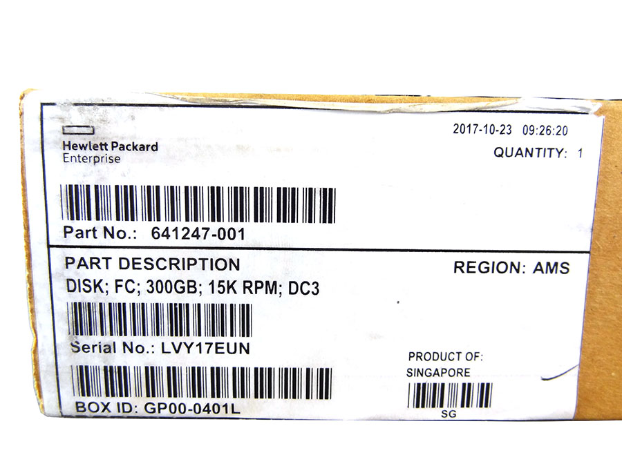 HP 641247-001 3.5 FC 300GB 15K HDD