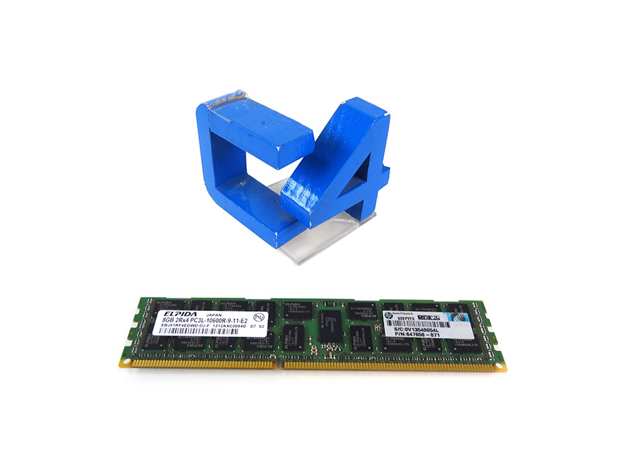 HP 647650-071 8GB (1X8GB) 1333MHZ PC3-10600 CL9 MEMORY - 647897-B21, 664690-001 