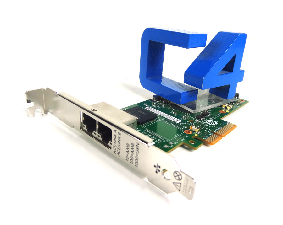 HP 713029-001 361T PCIE DUAL PORT GIGABIT NIC - NETWORK ADAPTER