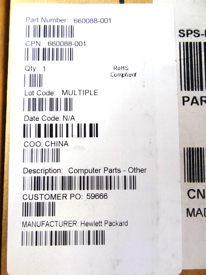 HP 660088-001 H220 6G HOST BUS ADAPTER 638834-001, 650933-B21, SAS9205 *NEW* 