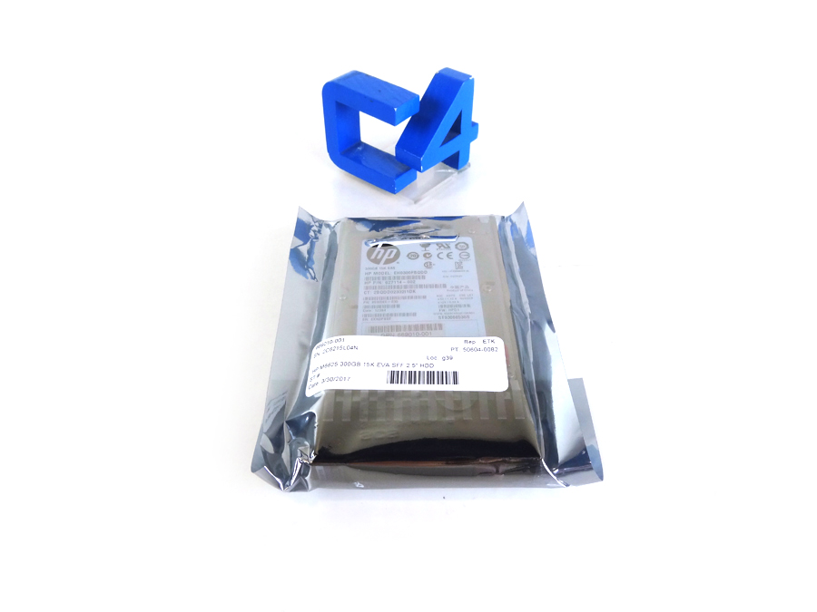 HP 669010-001 HPE M6625 300GB 15K EVA SFF 2.5in HDD 665750-001, QR477A 