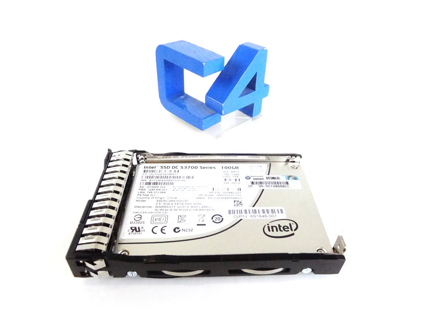 HP 691848-001 100GB 6GB SATA ME 2.5IN SC EM SD *New Bulk* - 691852-B21, 692160-001