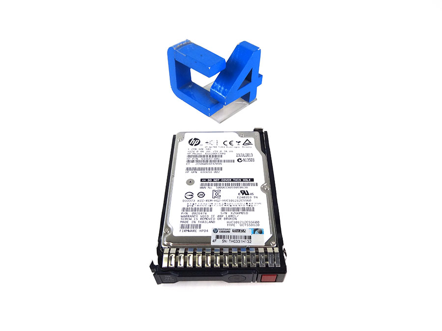 HP 697631-001 1.2TB 10000RPM SAS 6GBITS HARD DRIVE - 693647-001, 697574-B21