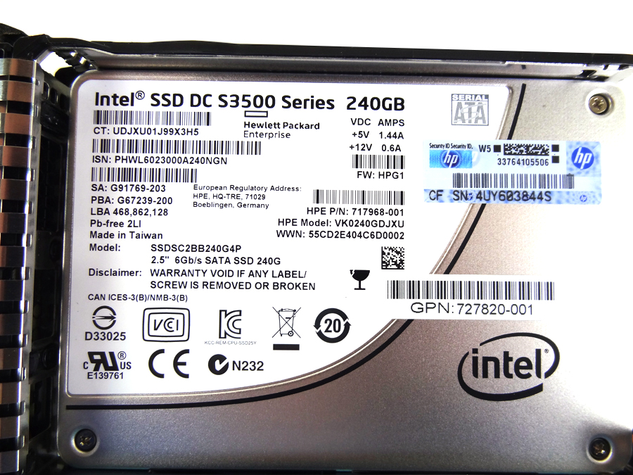 HP 718137-001 240GB 6G SATA VE 2.5 SC *New Bulk* - 717969-B21