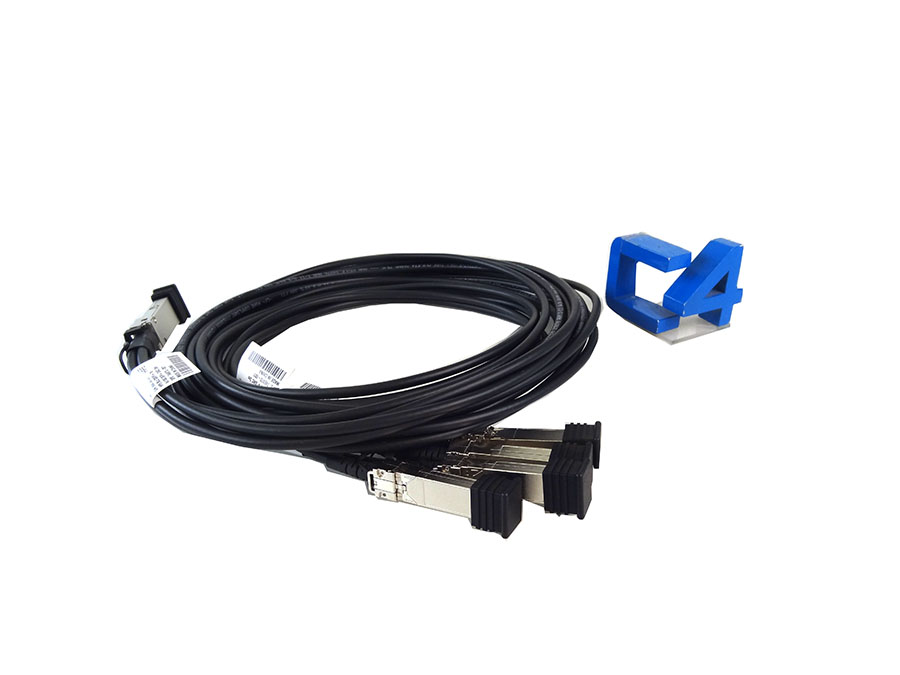 HP 721064-B21 HP 40G QSFP+ TO 4X10G SFP+ 3M DC CABLE *New Sealed* - 721066-001 , 746970-001