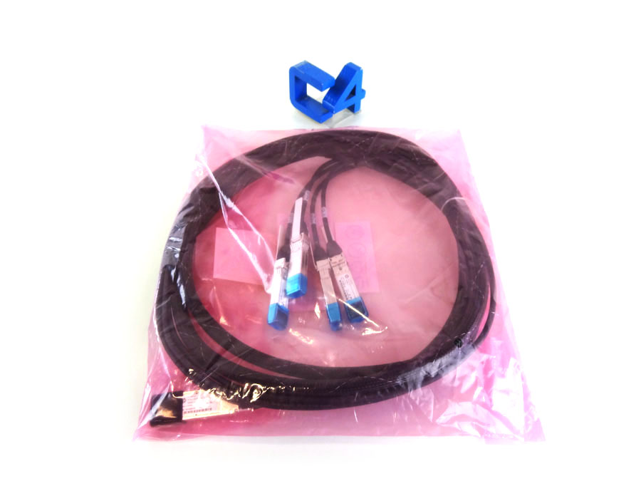 HP 721064-B21 HP 40G QSFP+ TO 4X10G SFP+ 3M DC CABLE *HP Renew* - 721065-B21, 746970-001, 721066-001
