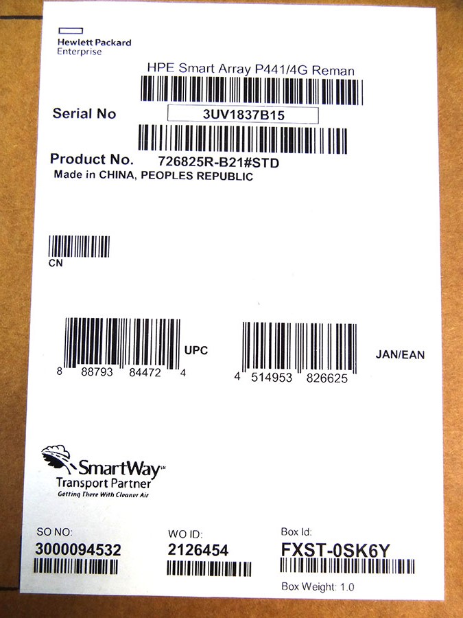 HP 726825-B21 SMART ARRAY P441/4GB FBWC 12GB - 749798-001 