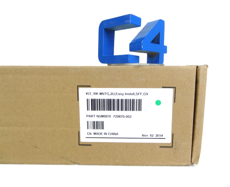 HP 729870-001 DL380 G9 2U SFF EASY INSTALL RACK KIT - 729870-002