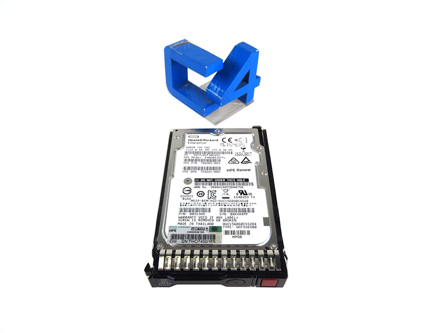 HP 759212-B21 600GB 12G SAS 15K RPM SFF HDD - 759548-001 